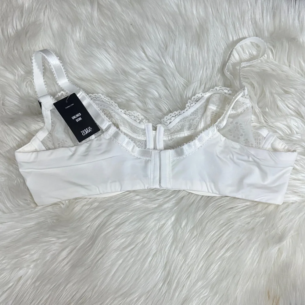 Torrid T-Shirt Unlined Lace Ballet Back Bra NWT - Picture 5 of 7